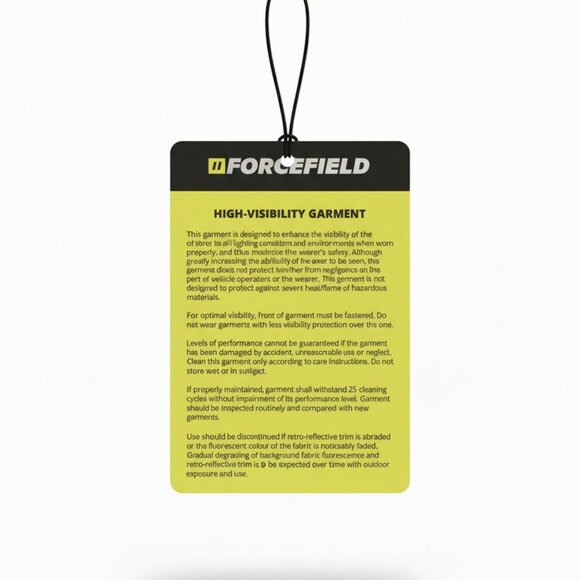 🧥 Forcefield Hi-Vis Softshell Winter Safety Jacket - Men Size(M) - Picture 5 of 6